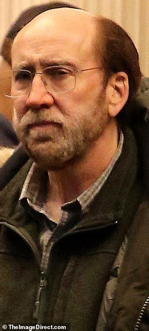 Nicolas Cage Is Unrecognizable With Balding Head And Beard As He Is