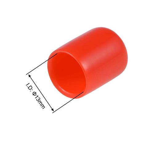 Uxcell Rubber End Caps ID Vinyl Round End Cap Cover Screw Thread