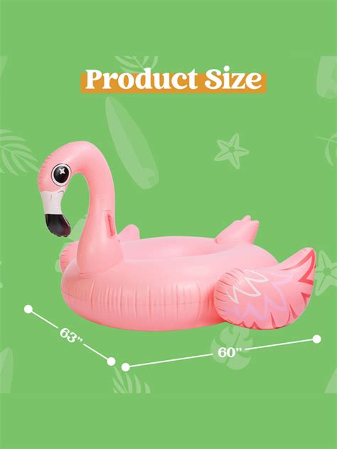 Joyin Giant Inflatable Flamingo Pool Float Fun Beach Floaties Swimming Pool Party Lounge Pool