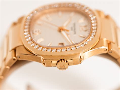 Patek Philippe Nautilus Lady Ref R K Rose Gold Diamond