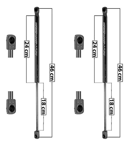 Par Amortiguadores Cofre Spart Dodge Ram