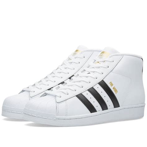 Adidas Pro Model White & Core Black | END. (US)