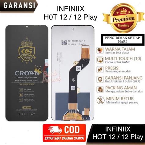 Lcd Touchscreen INFINIX HOT 12 12 Play Fullset ORIGINAL QUALITY