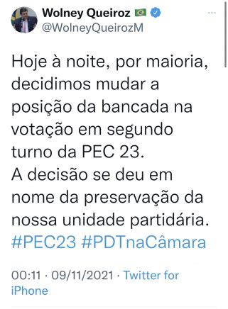 PDT se une e deve votar contra PEC dos Precatórios Território Livre