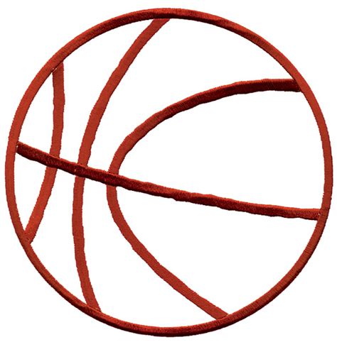 Basketball Outline Clipart Best