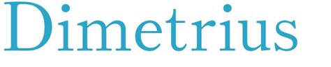 Dimetrius | Name for Boys | UK Baby Names