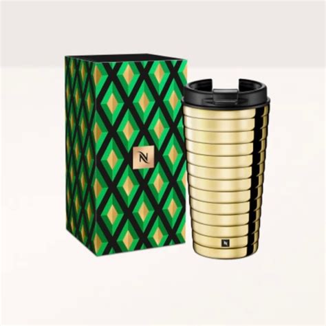 Nespresso Dining Nespresso Stunning Gold Travel Mug Nib Poshmark