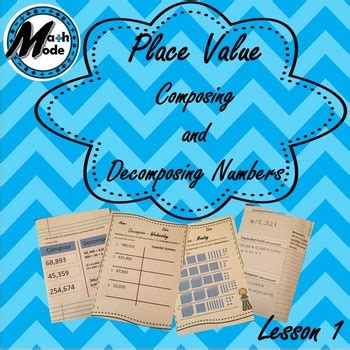 Place Value Composing And Decomposing Numbers By Math Mode Tpt