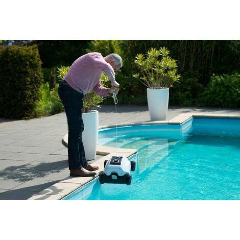 Robot Nettoyeur De Fond De Piscine Ubbink Robotclean Accu S