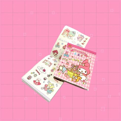 Jual Sticker Box Sanrio Isi Lbr Paket Stiker Sanrio Lembar