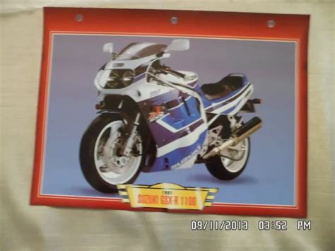 Carte Fiche Moto Suzuki Gsx R Rr Eur Picclick De