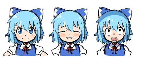 Safebooru 1girl Bangs Black Eyes Blue Bow Blue Dress Blue Eyes Blue Hair Blush Blush Stickers