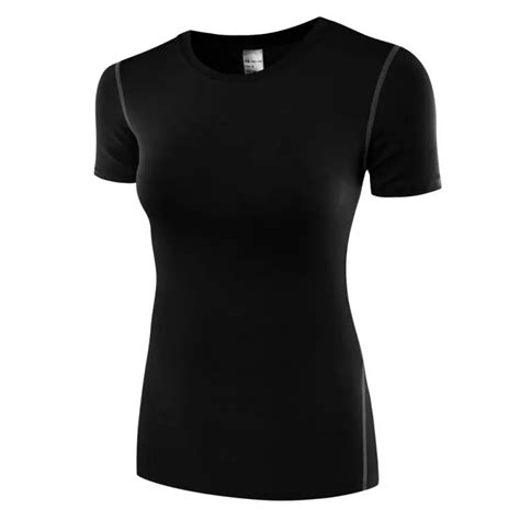 Women Quick Dry Running Sports Short Sleeve T Shirt Women Professional