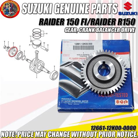 Raider Fi Raider R Gear Crank Balancer Drive Sgp Genuine