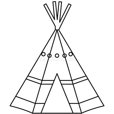 Tipi Teepee Vector Eps Illustration By Crafteroks Stock Vector