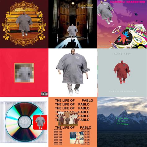 Kanyes Discography But Hes 311” And 234lbs R Kanye