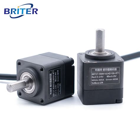 27 27mm 6mm Shaft Absolute Rotary Encoder Briter Singleturn Multiturn