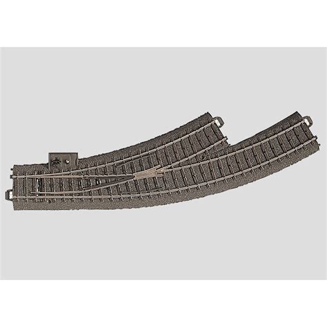 M Rklin Ho Rail C Track Left Curved Turnout