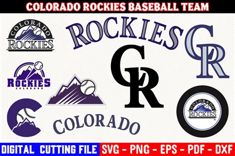 Colorado Rockies Logo Svg National Football League Team Logos SVG Cut