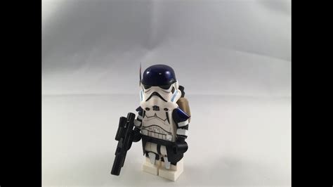 Lego Star Wars Rebels Custom Blue Storm Trooper Commander Youtube