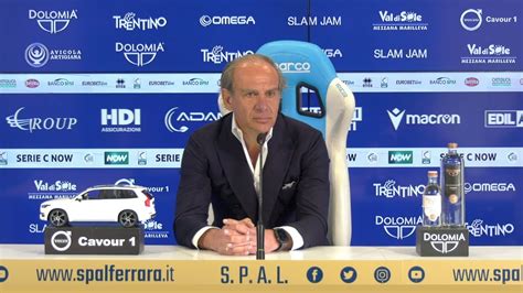 La Conferenza Del Direttore Fusco Alla Vigilia Di Olbia Spal Youtube