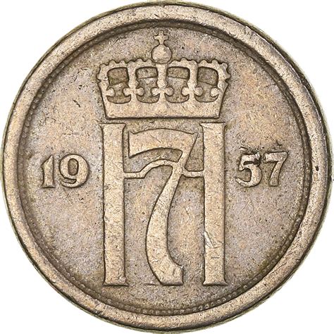 Coin Norway 10 Öre 1957 European Coins