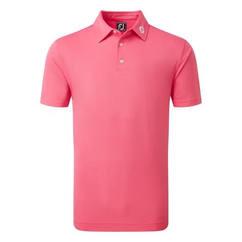 Footjoy Stretch Pique Heren Golfpolo Golf Polo Shirt Roze Kopen Golf123