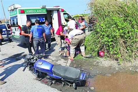 Familia Viajaba en Motocicleta y fue Atropellada Periódico El Orbe