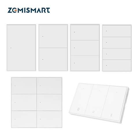 Zemismart Tuya Zigbee Interruptor De Luz Parede O Neutro