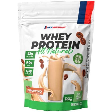 Whey Protein Concentrado All Natural 900g NewNutrition Whey Protein