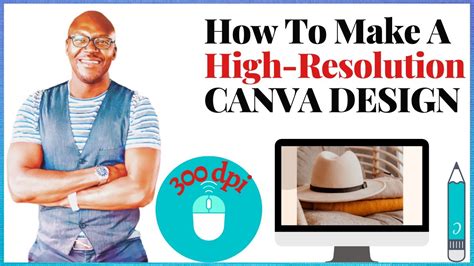 How To Make A High Resolution Canva Design A Canva Tutorial Youtube