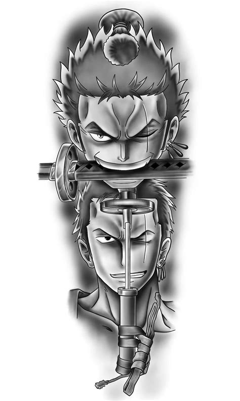 Roronoa Zoro Tattoo Idea