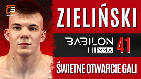 Jakub Zieli Ski W Wietnym Stylu Otwiera Babilon Mma Youtube