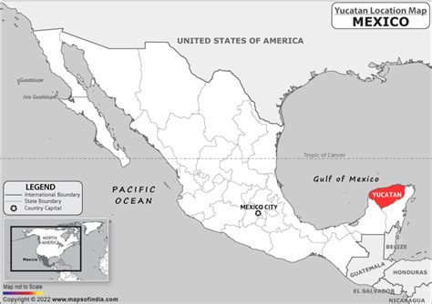 Where Is Yucatan Located In Mexico Yucatan Location Map In The Mexico