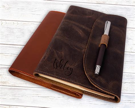 Leather Journal, Personalized Leather Journal, Journal With Pen ...