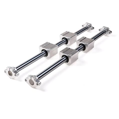 Round Linear Rail Linear Shaft 400mm Linear Bearing Housing SCS UU