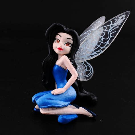 6 Pcs Disney Tinker Bell Fairies Princess Pvc Figure Model Doll Play