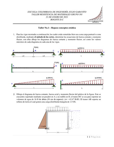 Repaso Resistencia De Materiales Docsity