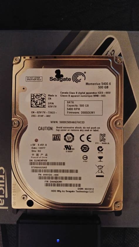 Seagate Momentus St As Gb Rpm Sata Laptop