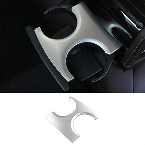 Fit For Bmw Series G Silver Steel Rear Water Cup Holder