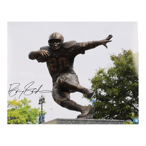 Barry Sanders Signed 16x20 Photo (Schwartz) | Pristine Auction