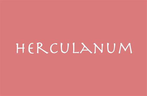 Herculanum Font - Fonts Hut