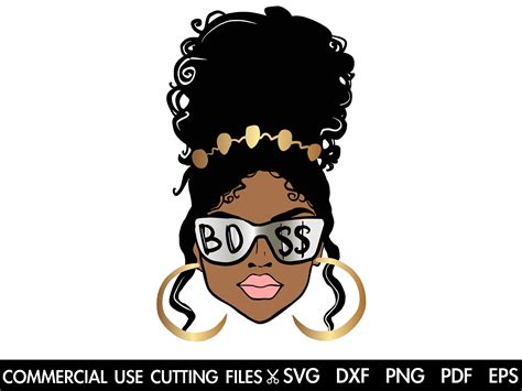 Girl Boss Svg Woman Svg Boss Lady Svg Black Girl Magic Etsy