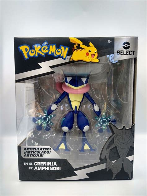 Pokemon Jazwares Select Articulated Greninja Figure Articulated Values