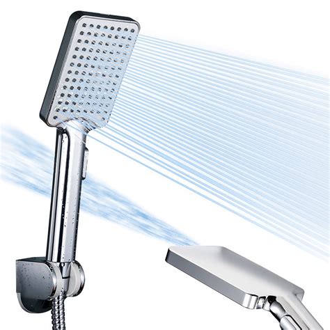 Buy Movsou Handheld Shower Head Set Square High Pressure High Flow