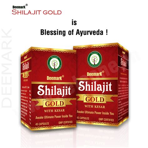 Deemark Shilajit Gold Combo Pack 2 Pcs At Rs 1 050 In Delhi