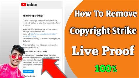 How To Remove Copyright Strike 2020 Live Proof How To Remove