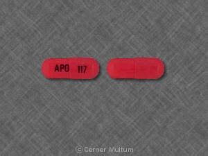 Pill Finder Apo Red Capsule Shape Medicine