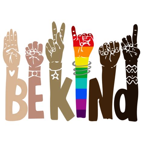 Be Kind Hand Sign Svg Be Kind Hand Png