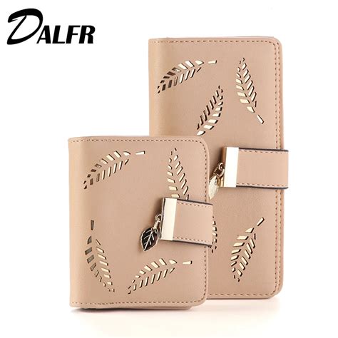 Dalfr Pu Leather Wallet Women Luxury Female Clutch Fashion Leather